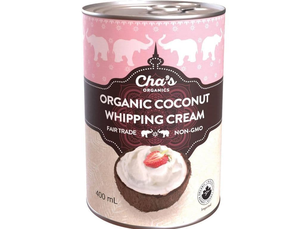 CHA'S ORGANIC COCONUT WHIPPING CREAM 400ML