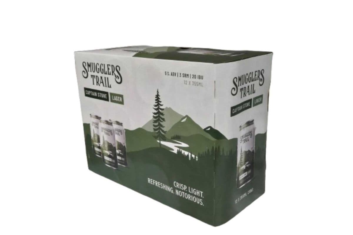Smugglers Trail Captain Stone Lager (12 x 355ml)