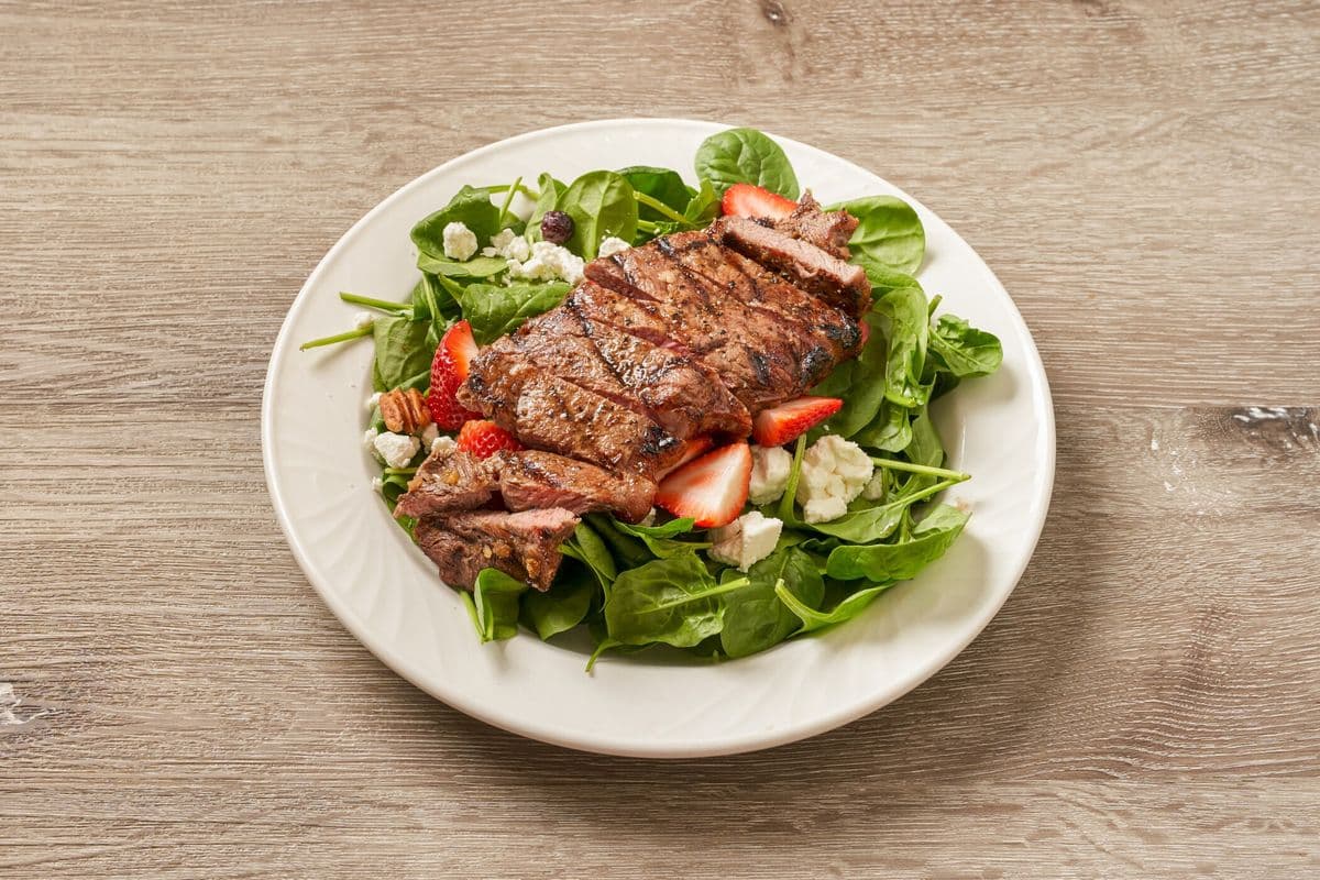 Sweet Spinach and Steak Salad