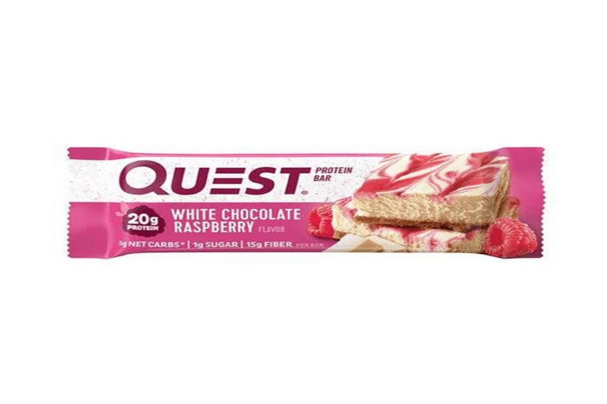 Quest White Choco Raspberry Protein Bar