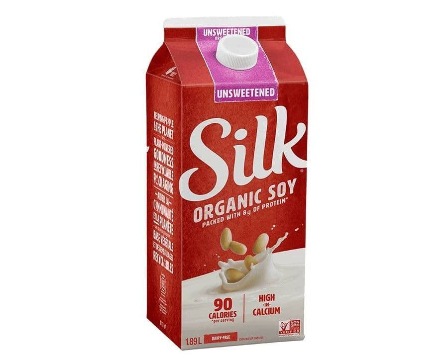 Silk Organic Soy Milk Unsweetened (Each 1.89 lt)