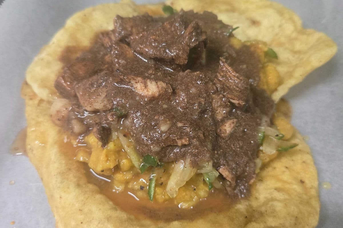 Stew Chicken Doubles