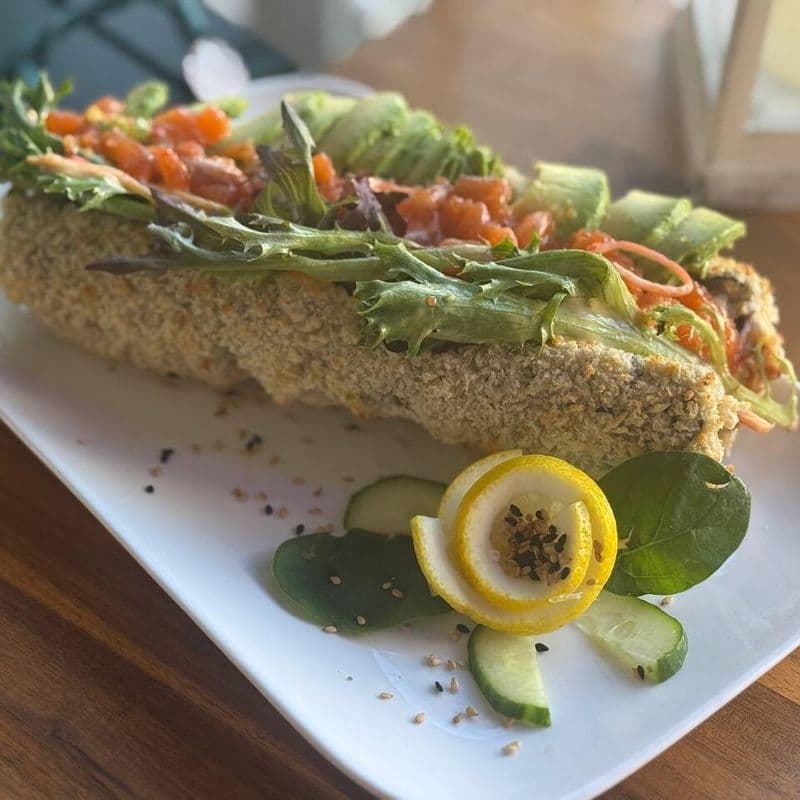 Salmon Hot dog