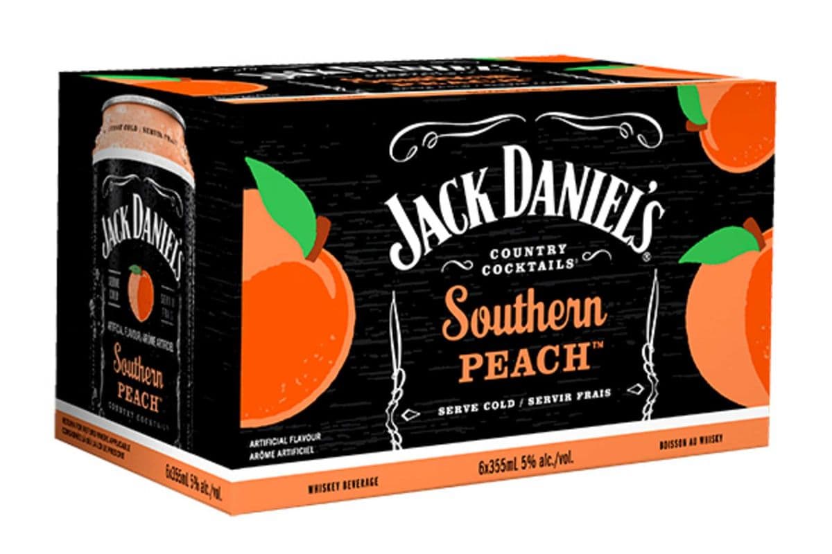 JACK DANIEL SOUTHERN PEACH-6 PACK (1 x 6*355ML)