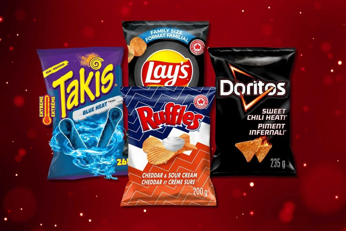 Doritos, Ruffles, Lay's or Takis - 3 for $14.99 (200g - 260g)