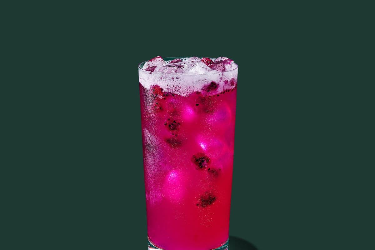 Mango Dragonfruit Lemonade Refresher
