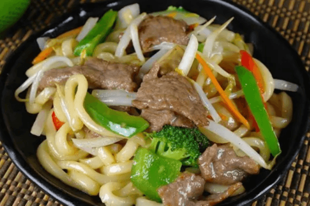 Beef Fried Udon