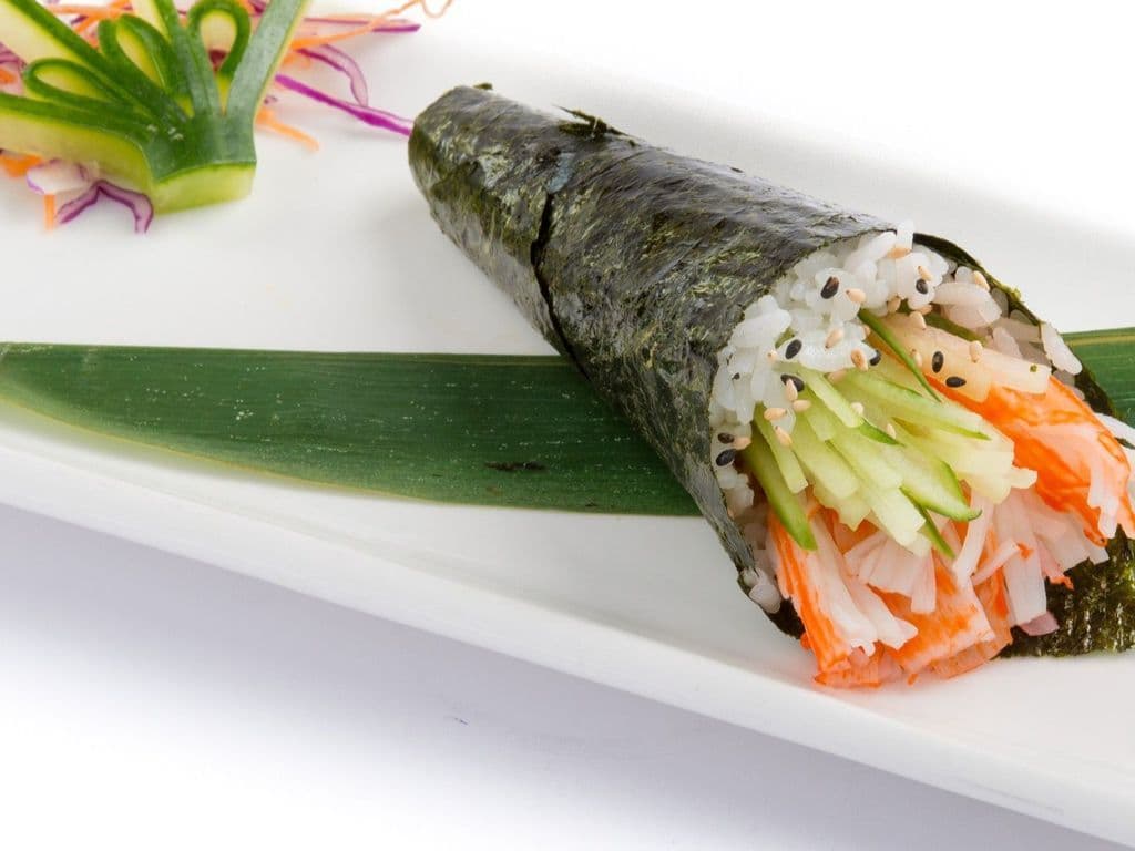 H08. Crab Cucumber Hand Roll (1 Pc)