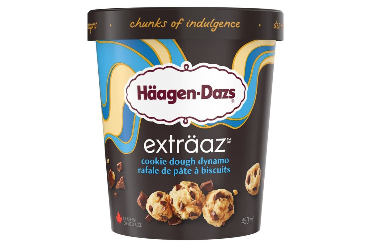 Haagen Dazs Extraaz Cookie Dough Dynamo (450ml) 77656