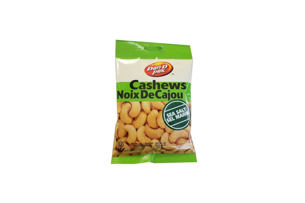 Dan D Pak Salted Cashews 92gm (95gm)