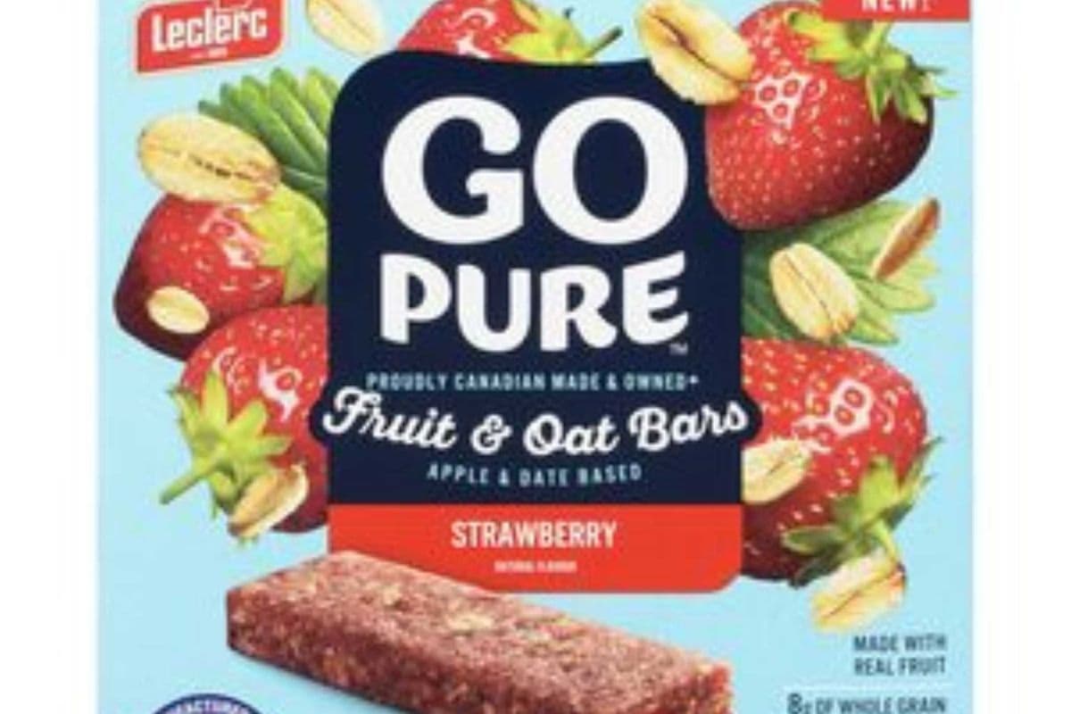 Go Pure - Fruit & Oat Bars - Strawberry 140g