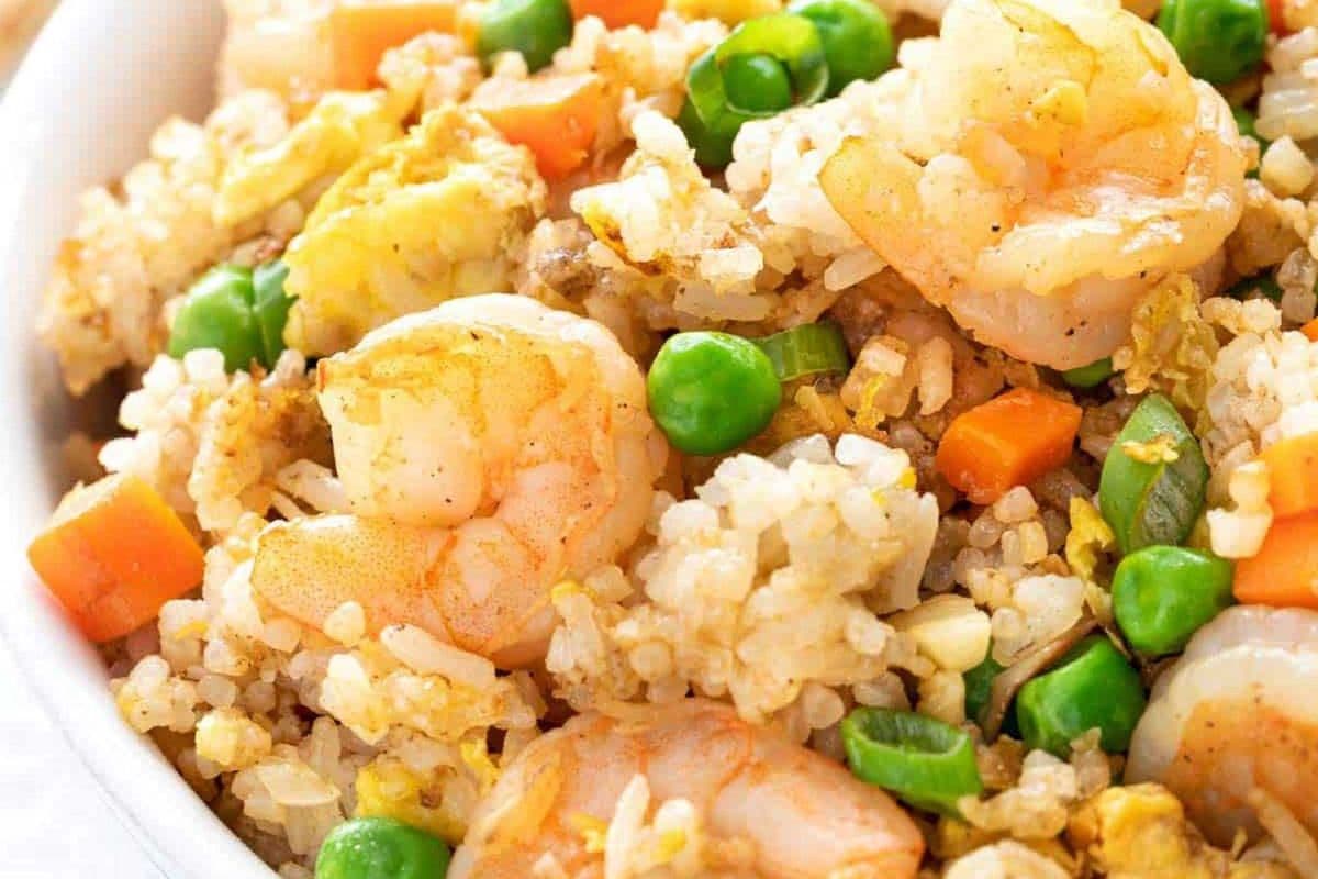 Shrimp Fried Rice 鲜虾炒饭