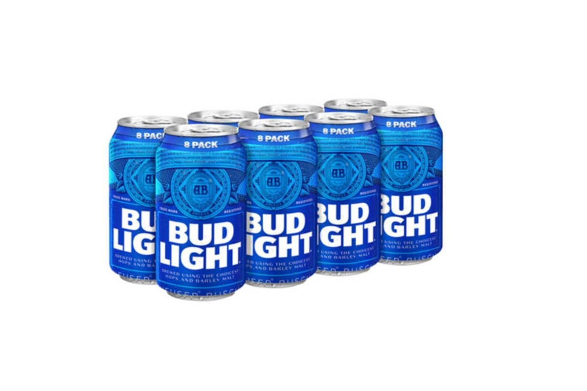 Bud Light (8 x 355 mL, 4.2% ABV) (8 x 355ML)