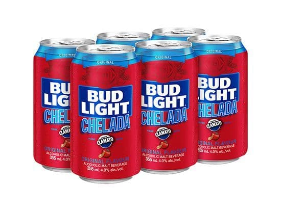 Bud Light Chelada 6can, 355mL domestic (4.0% ABV)