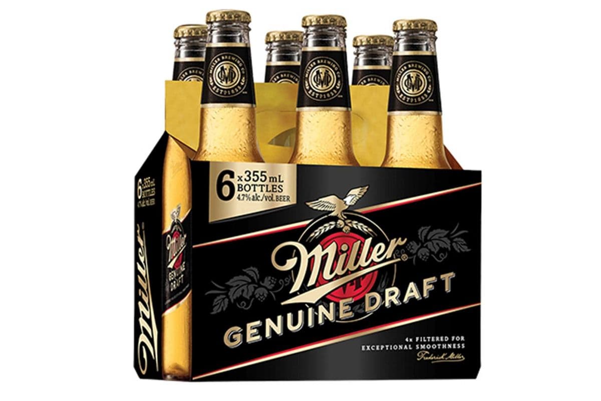 Miller Genuine Draft (6 x 355ml)
