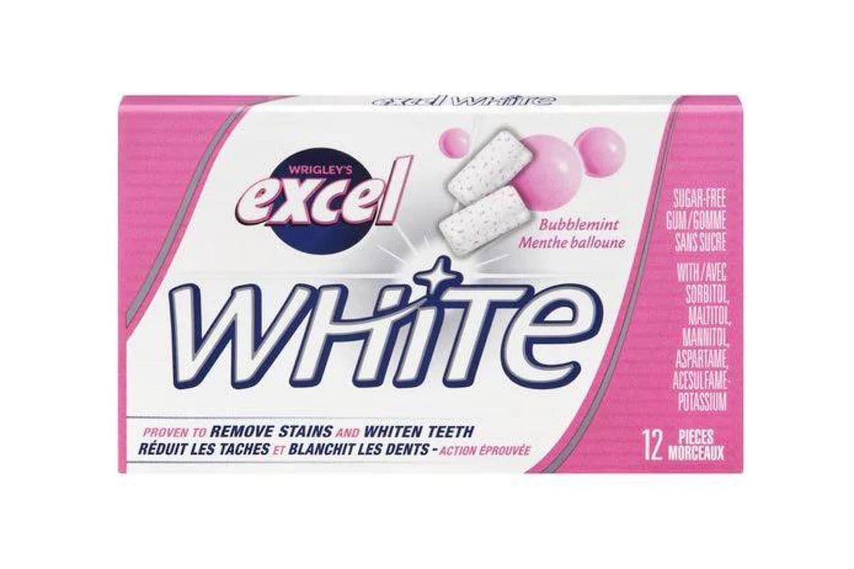 Excel White - Menthe Balloune / BubbleMint (12 pcs)