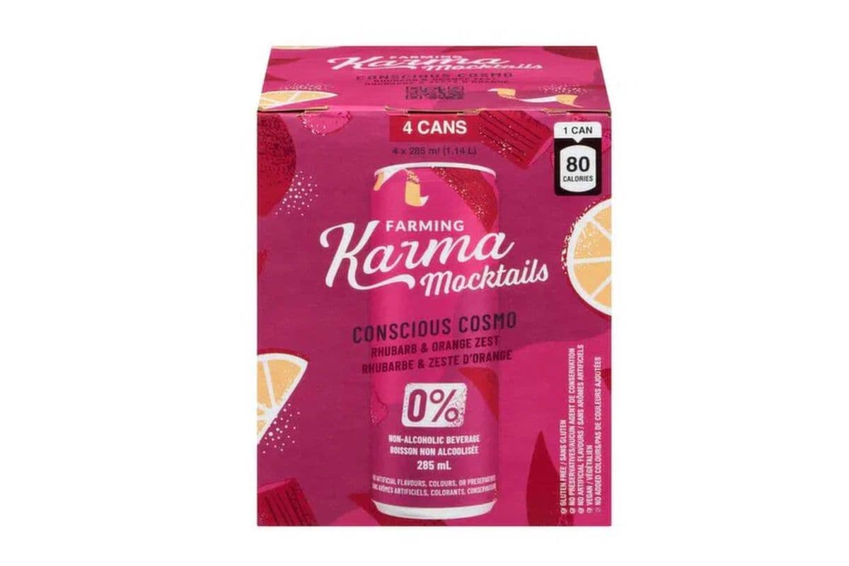 FARMING KARMA MOCKTAILS CONSCIOUS COSMO 4 CANS (4 x 285 ML)