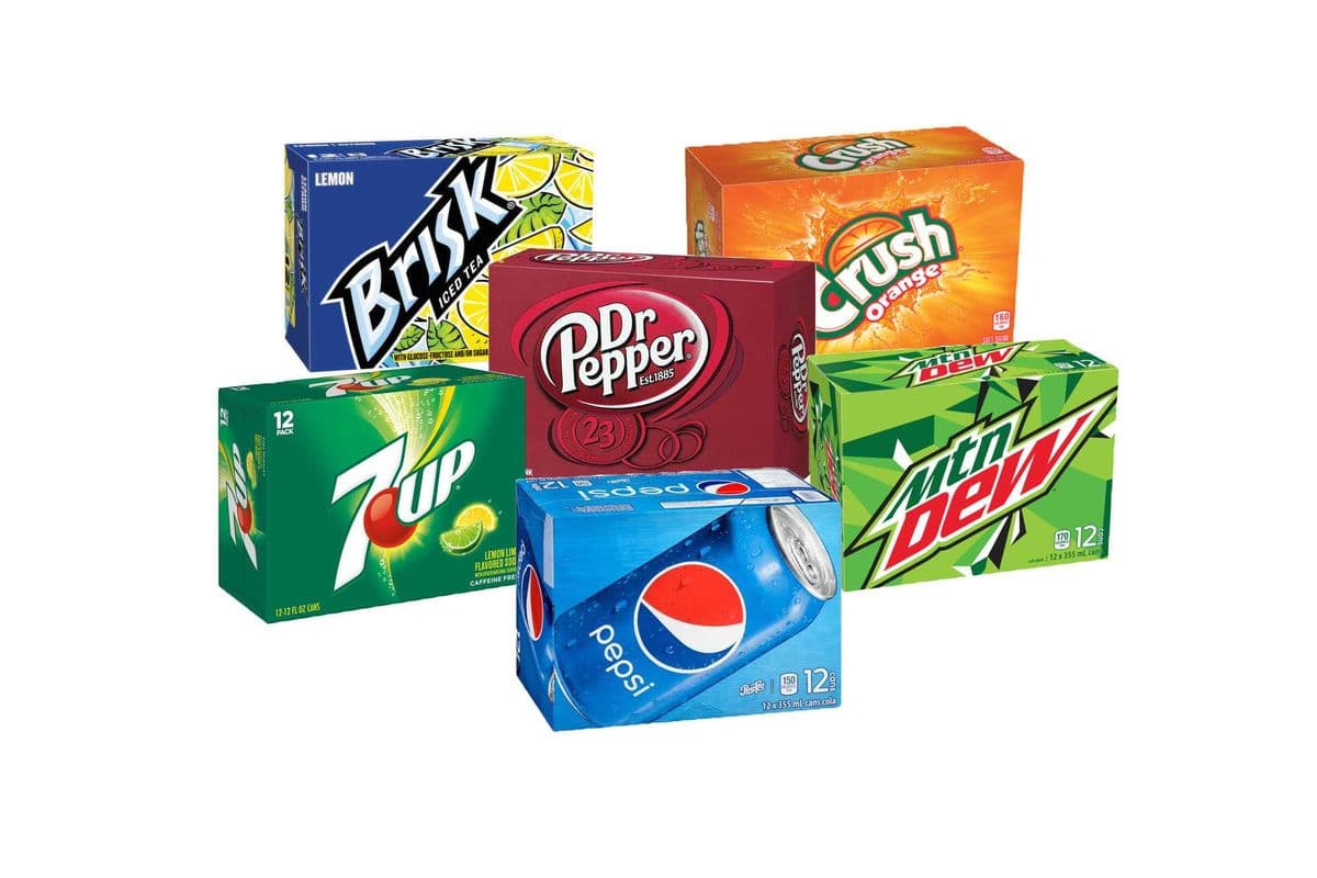 12 Pack Soda Case (355ml Cans)
