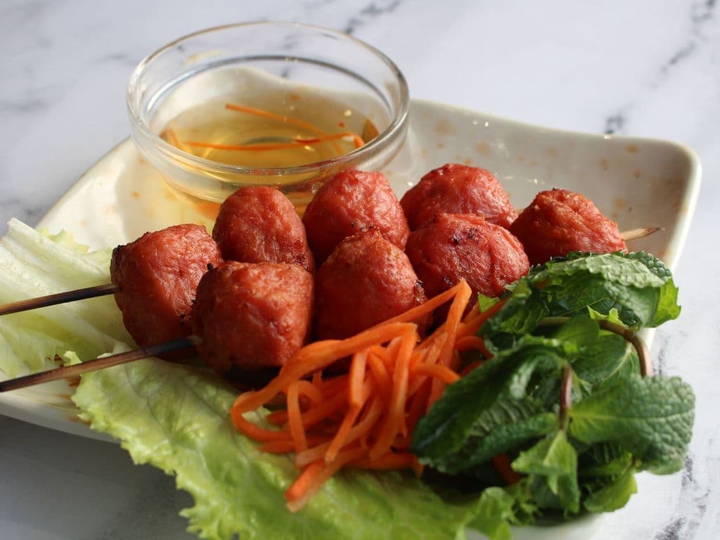 14. Grilled Pork Meat Balls