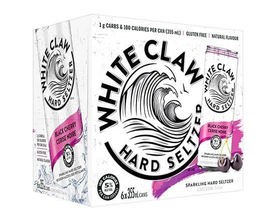 White Claw Black Cherry, 6 x 355 ml