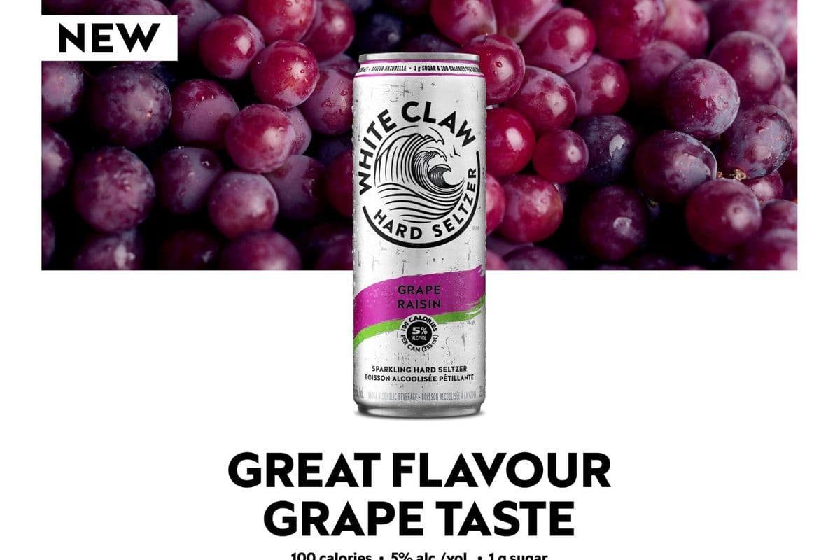 WHITE CLAW GRAPE 6*355ML (6 x 6*355 ML )