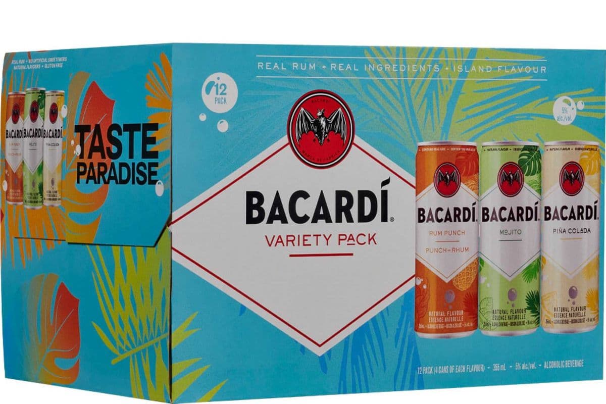 BACARDI VARIETY (12 PACK) (12 x 355ML CAN)
