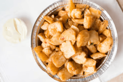 poutine au poulet moyen