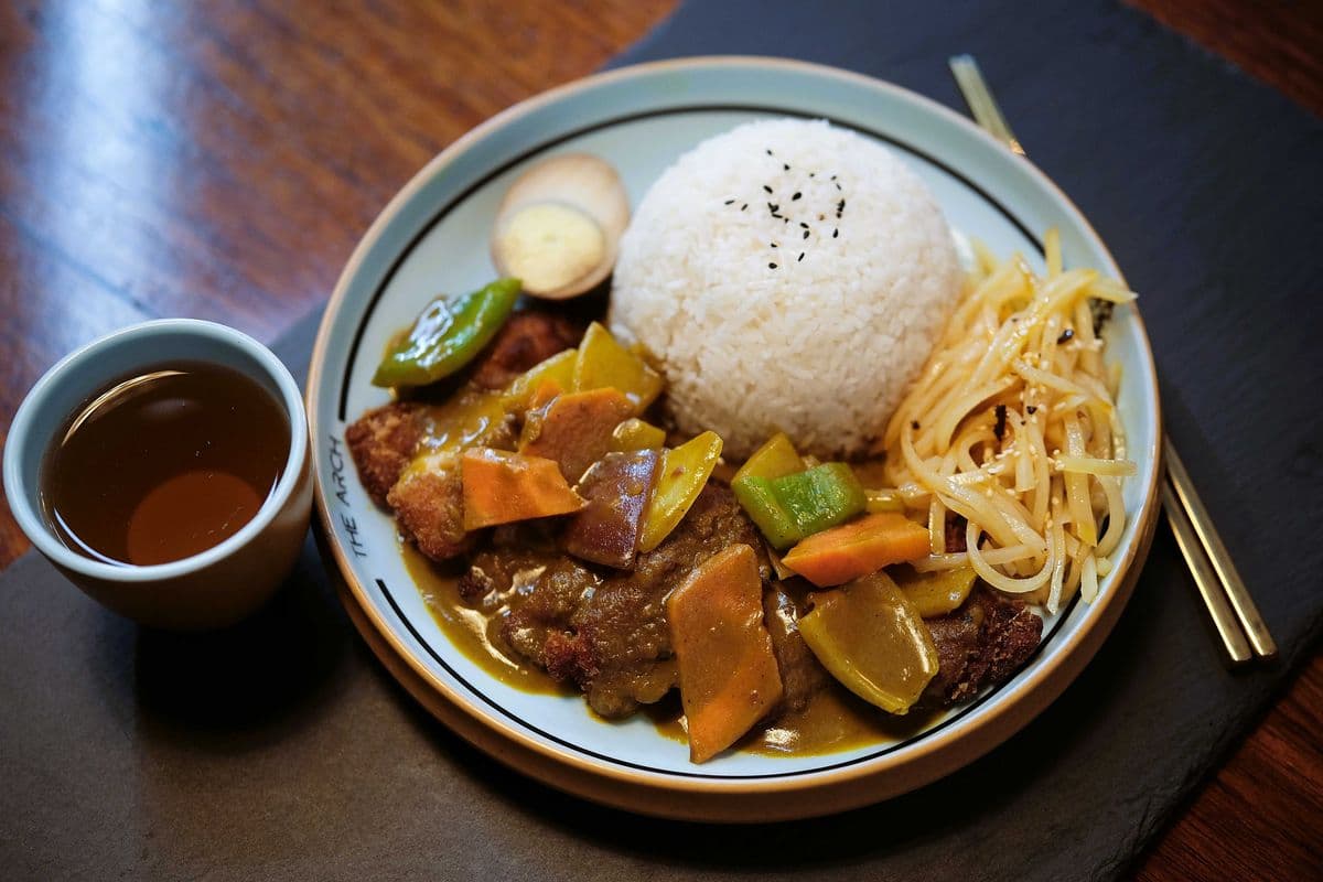 411. 咖喱鸡排 Chicken Katsu Curry Bento Box