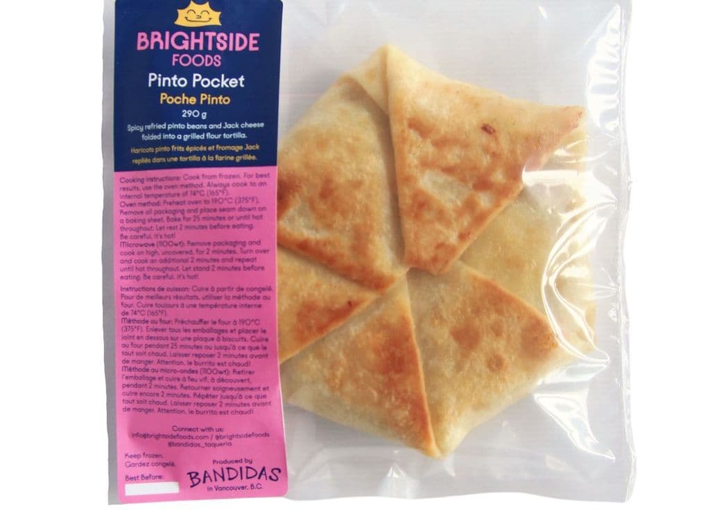Brightside foods Pinto pocket 360g (frozen)
