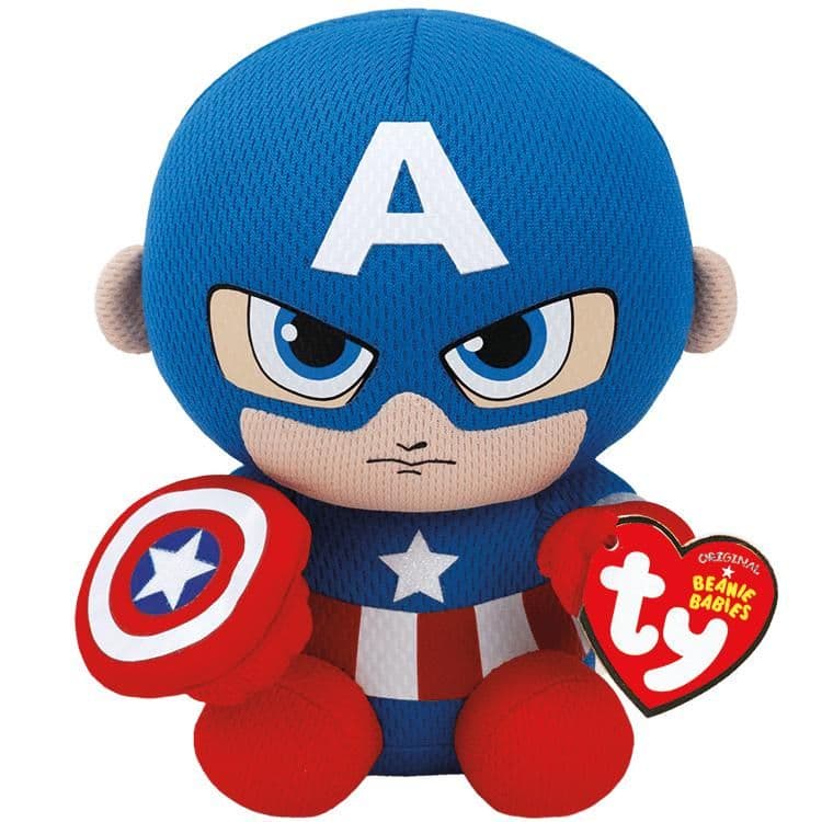 TY Beanie Boos Disney Captain America