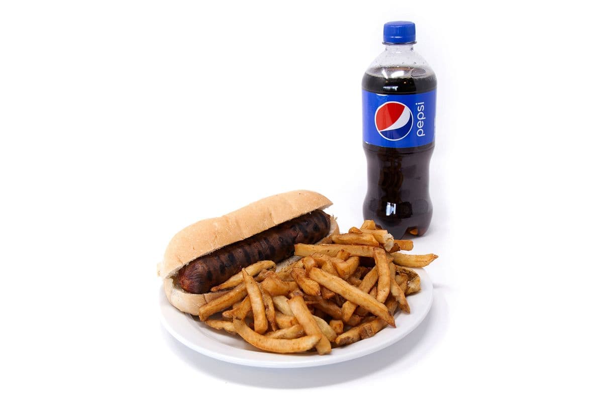 Sausage on a Bun Combo
