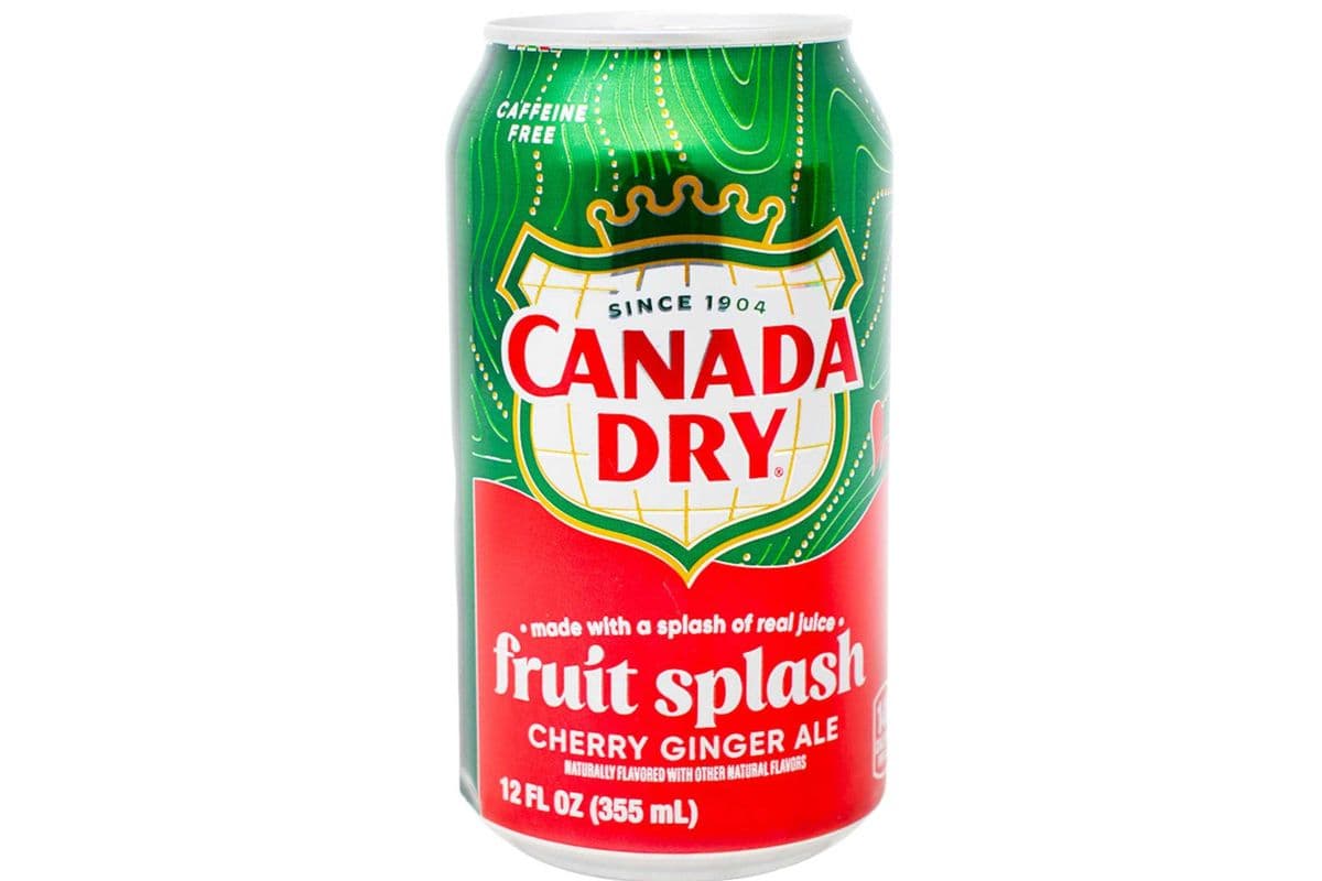 Canada Dry Fruit Splash Cherry Ginger Ale (355 ml) (140 Cal)