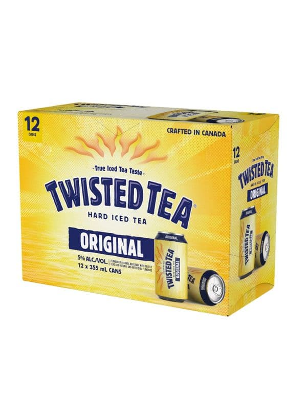 Twisted Tea Original Hard Iced Tea (12 Pack Cans) (12 x 355 ml)