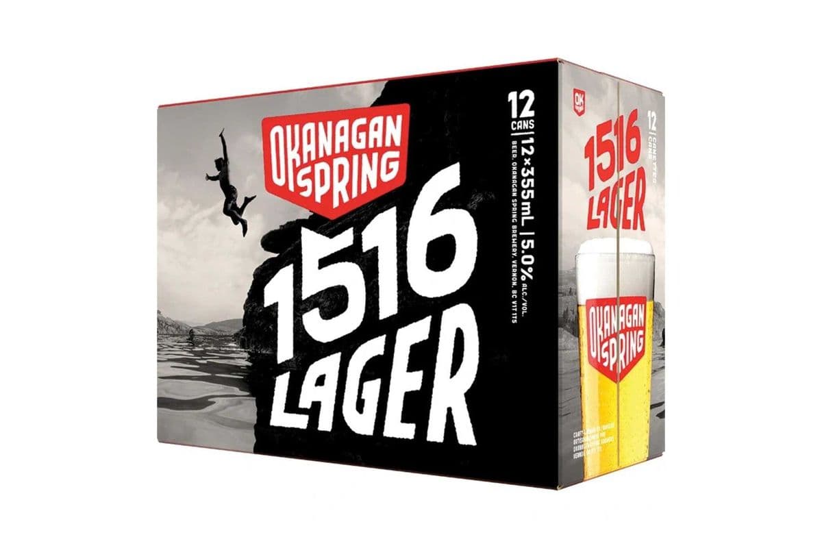 Okanagan Spring 1516 Bavarian Beer (12 x 355ml)