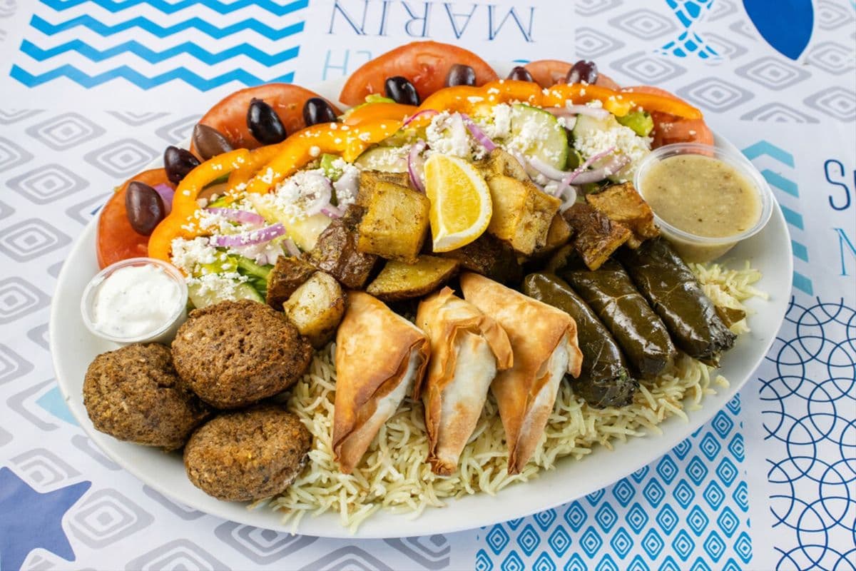 Royal Greek Vegetarian Platter