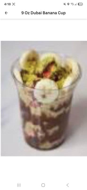 9 Oz Dubai Banana Cup