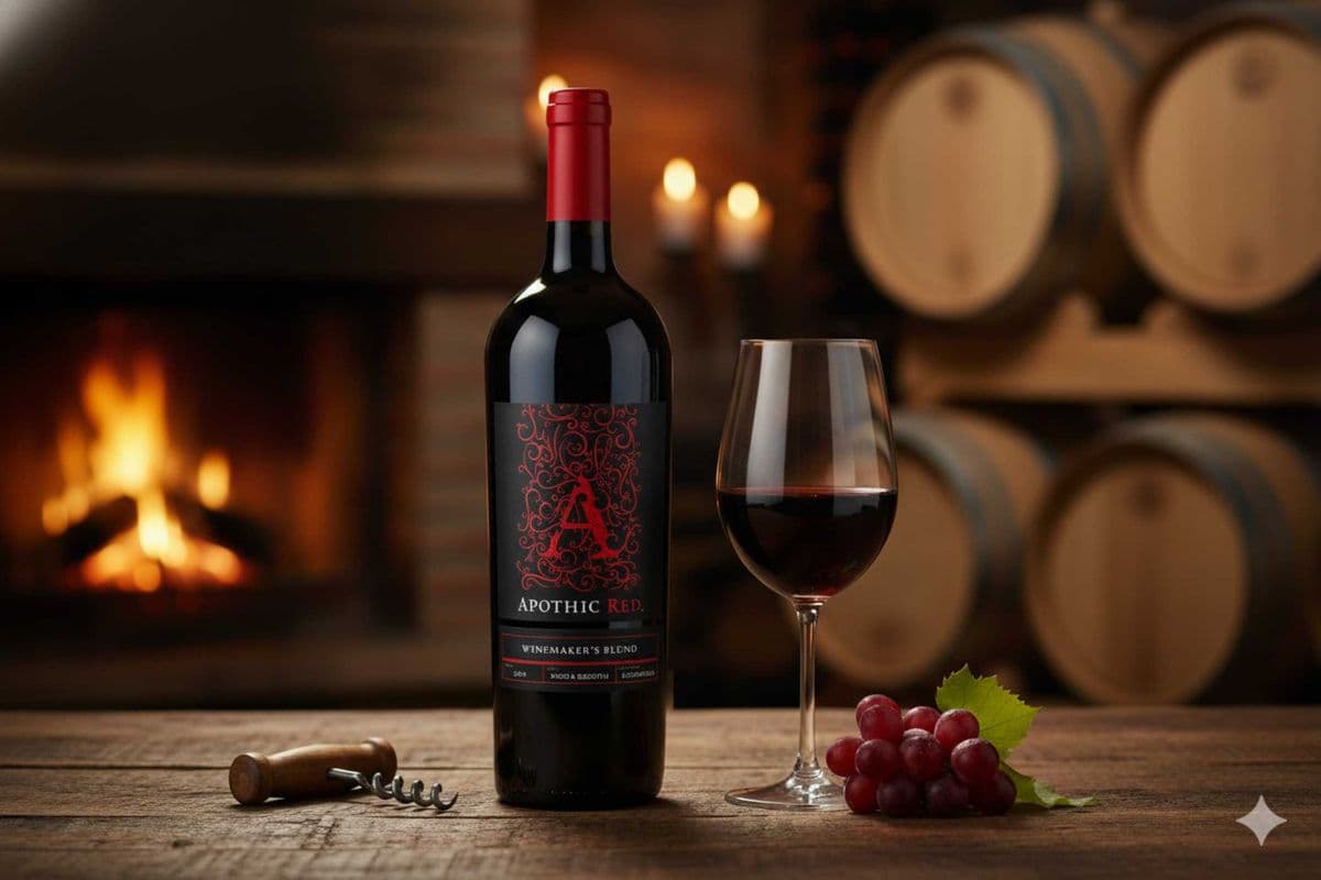 APOTHIC MERLOT RED WINE (750ML) 13.5% ABV (1 x 750 mL)
