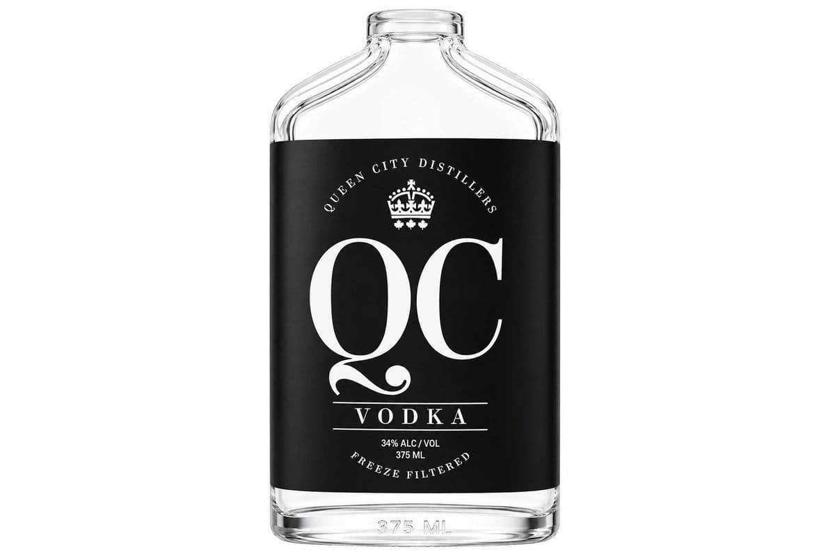 QC Vodka 375ml (1 x 375ml)