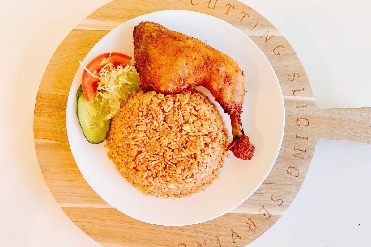 Sweet Basil Roti Chicken Rice