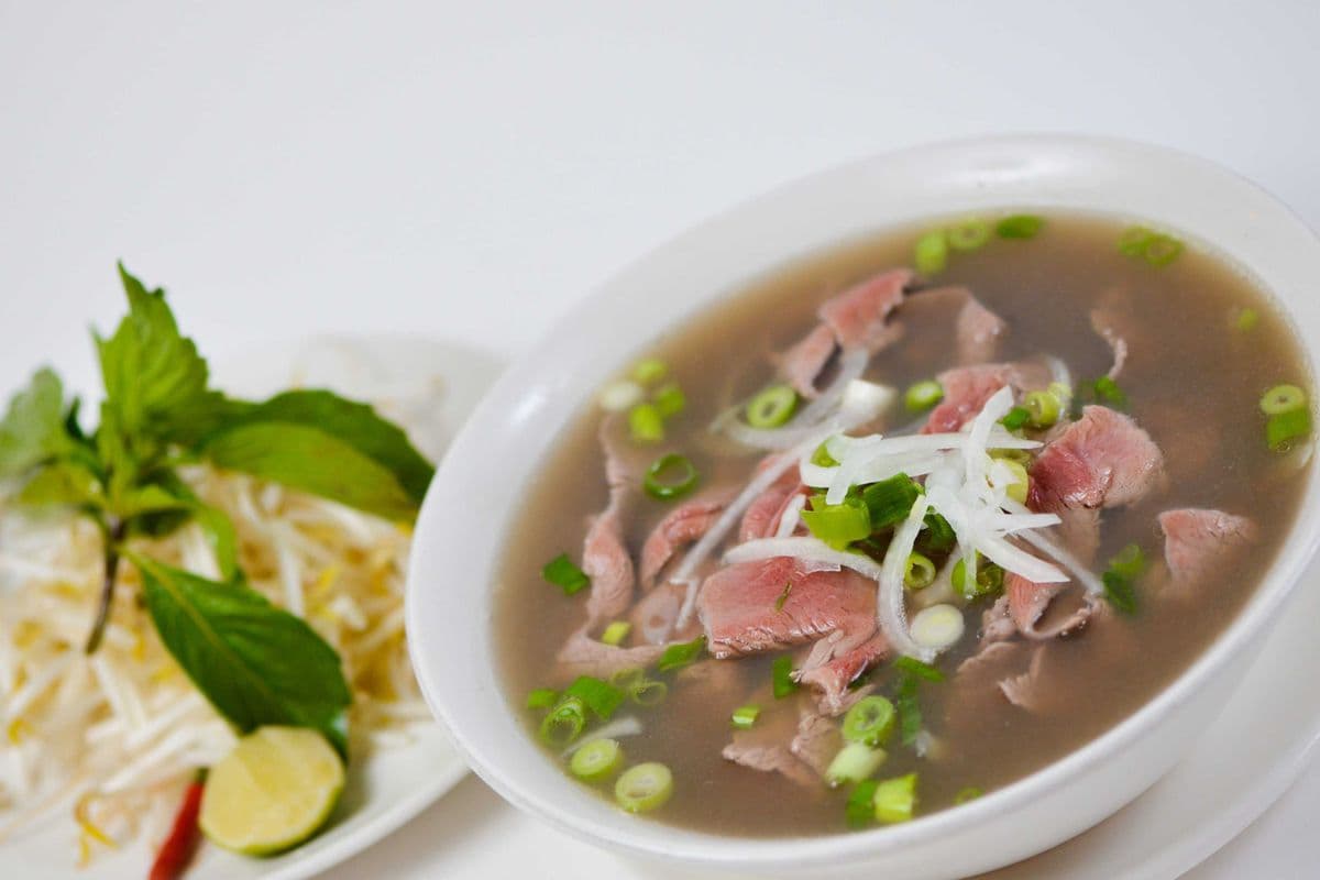 18. Rare Cooked Beef Noodle Soup - Pho Tai