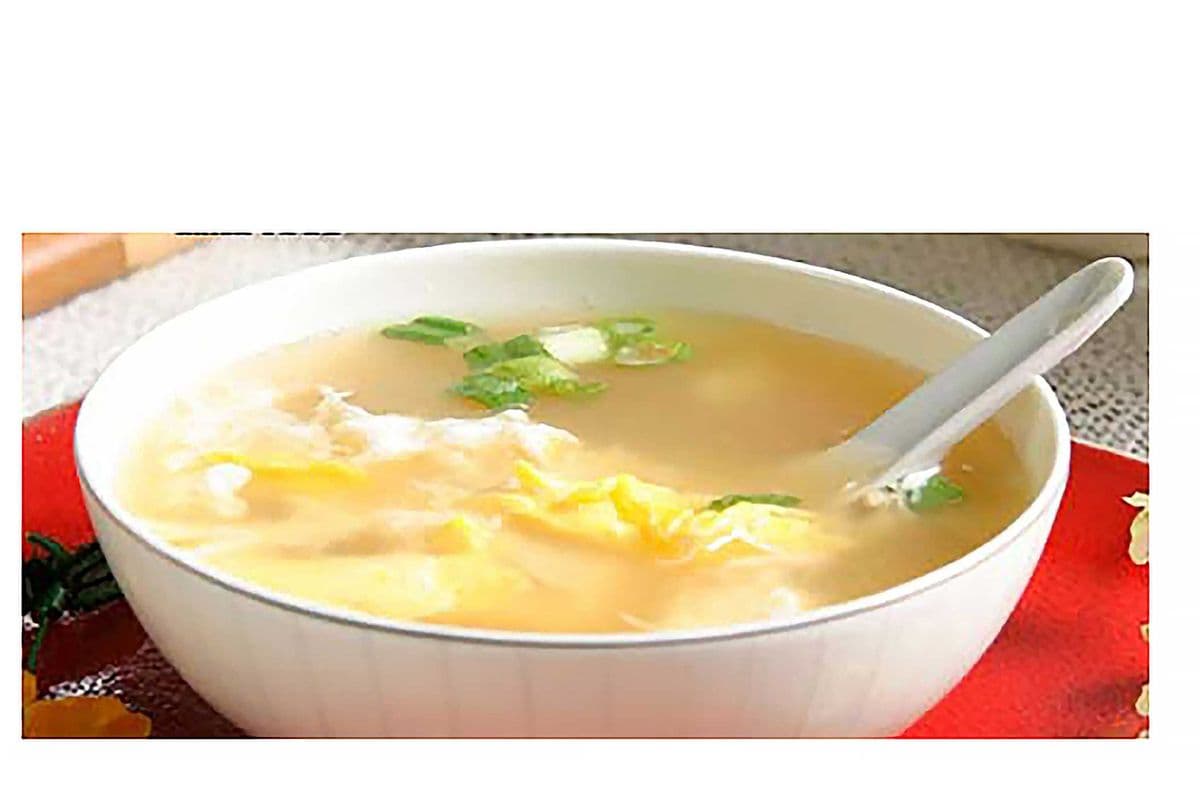 Egg Drop Vegetable Soup