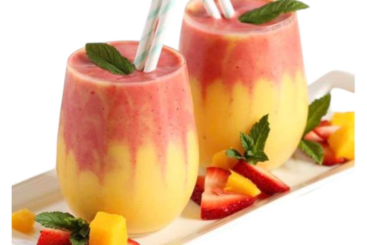 Mango Strawberry Smoothie