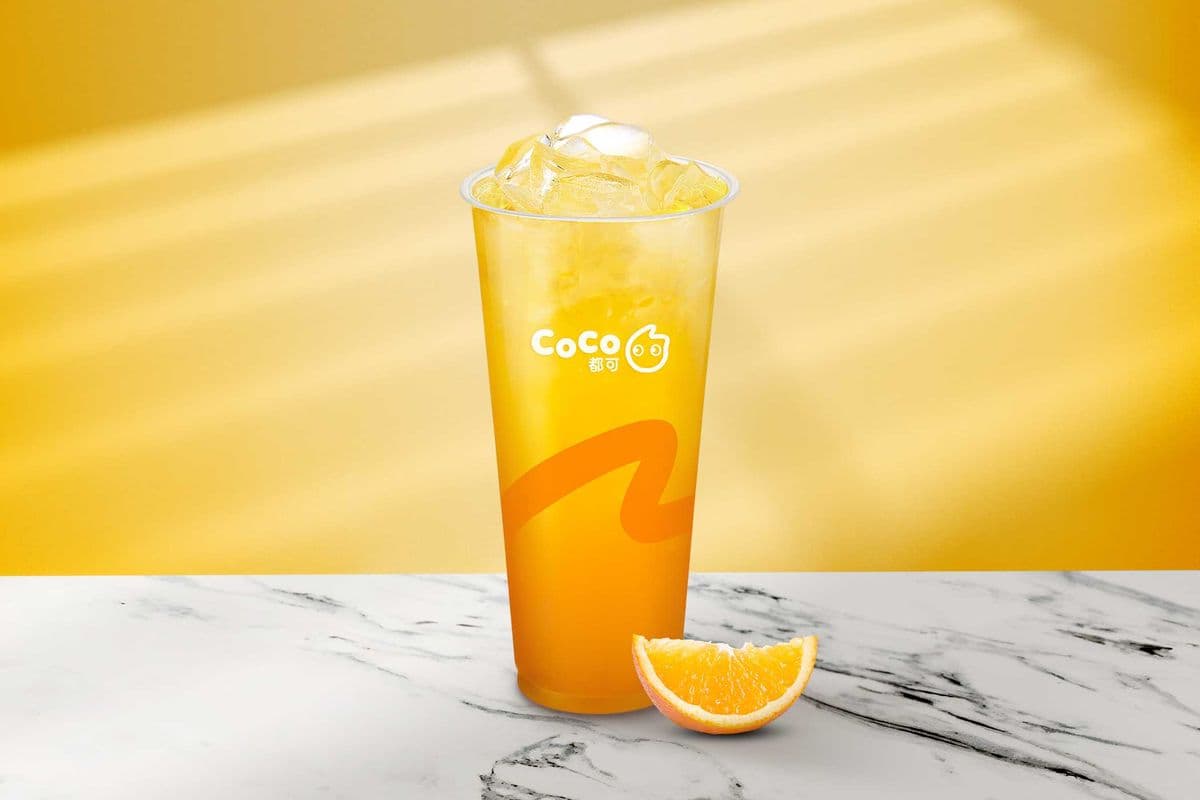 Thé vert orange / Fresh Orange Green Tea