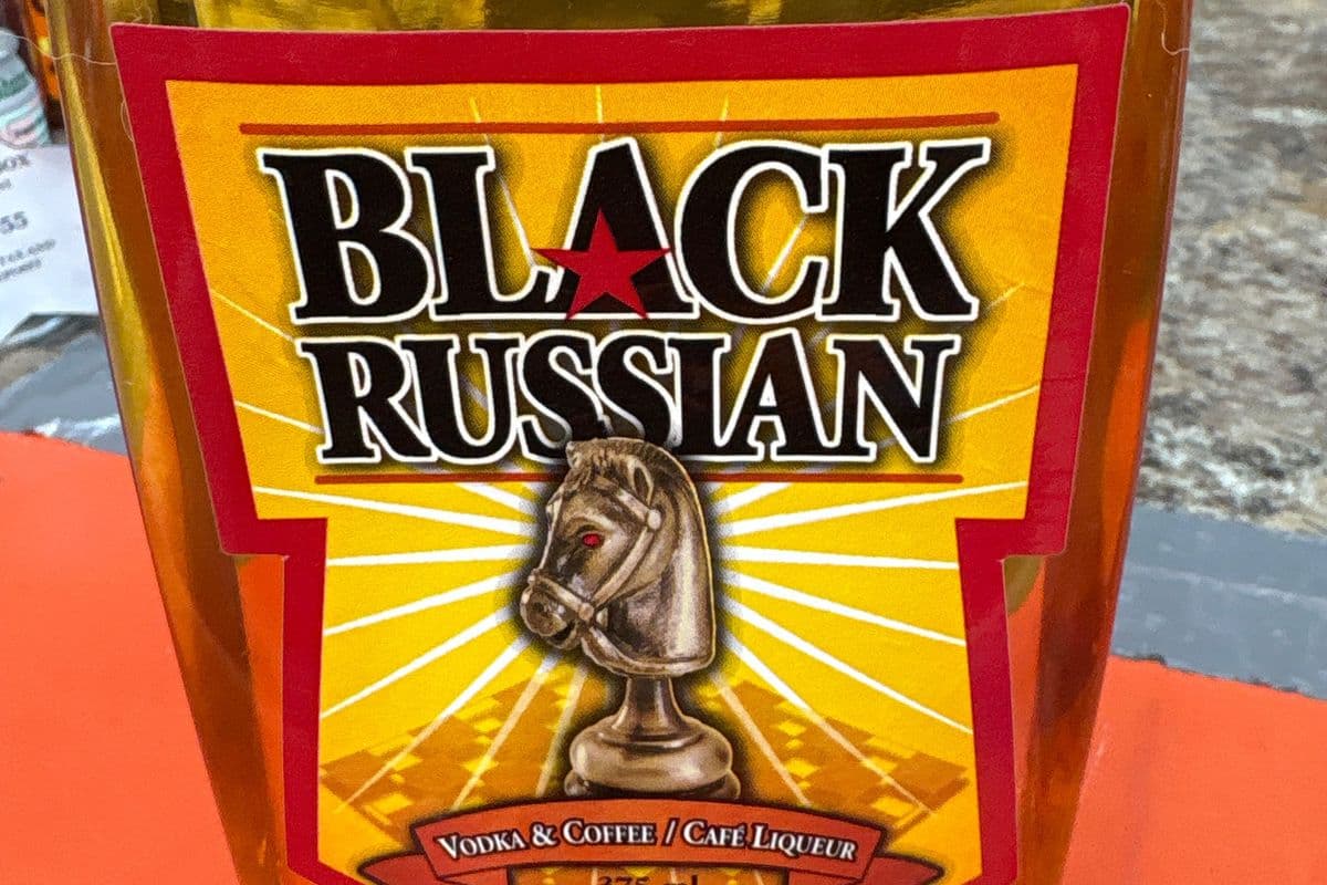 Black Russian vodka & Coffee (1 x 375 ml)