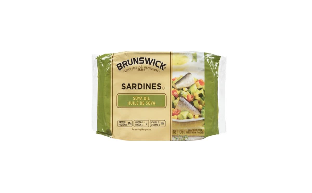 Brunswick Canadian Style Sardines in Soya Oil (106g)
