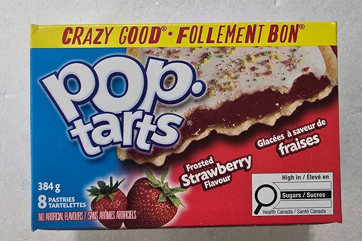 Pop tarts frosted strawberry flavour (384g)