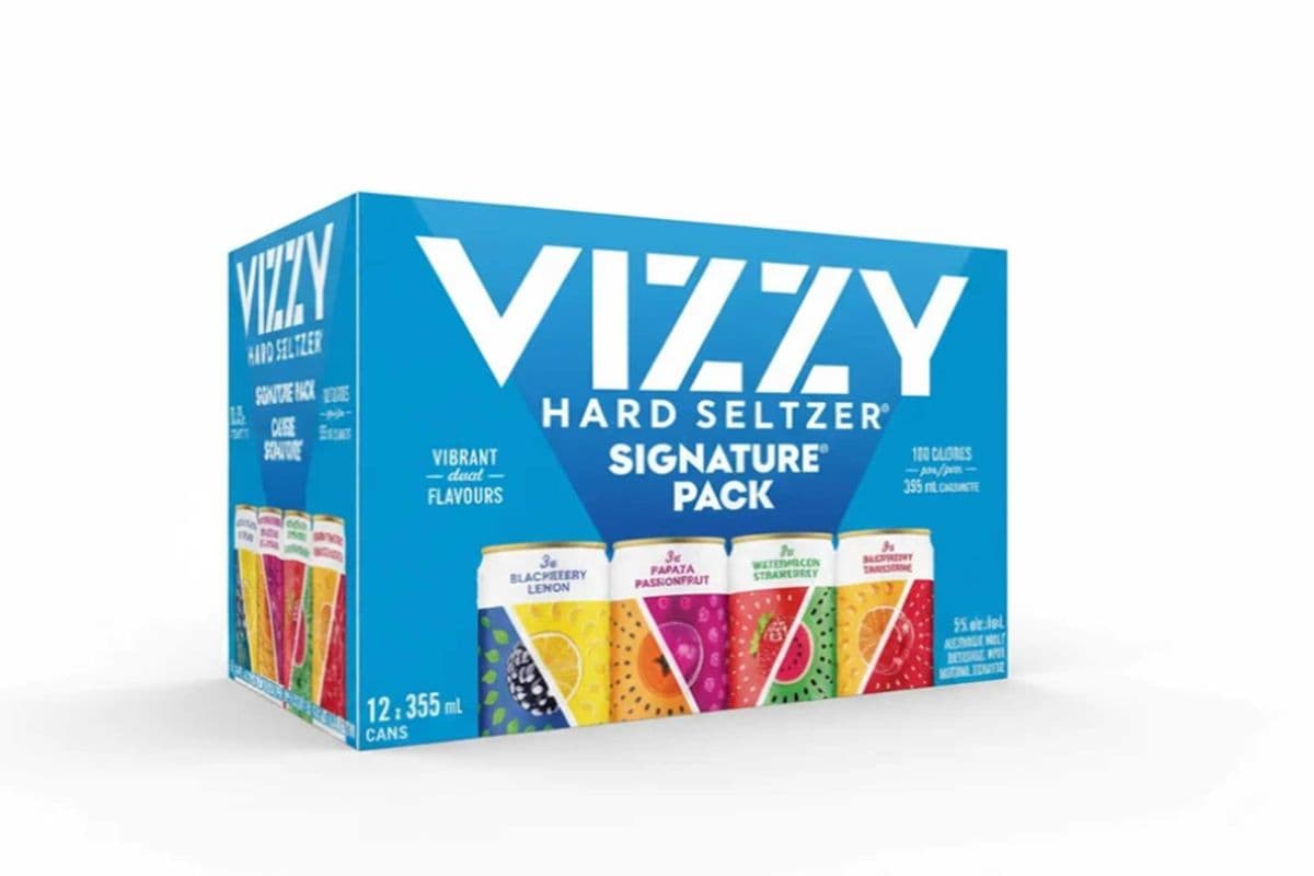 VIZZY HARD SELTZER SIGNATURE PACK (12 x 355ML)