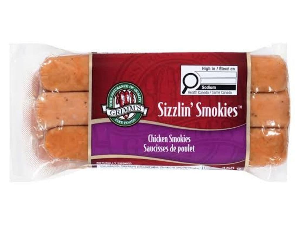 GRIMMI’S CHICKEN SMOKIES 450G
