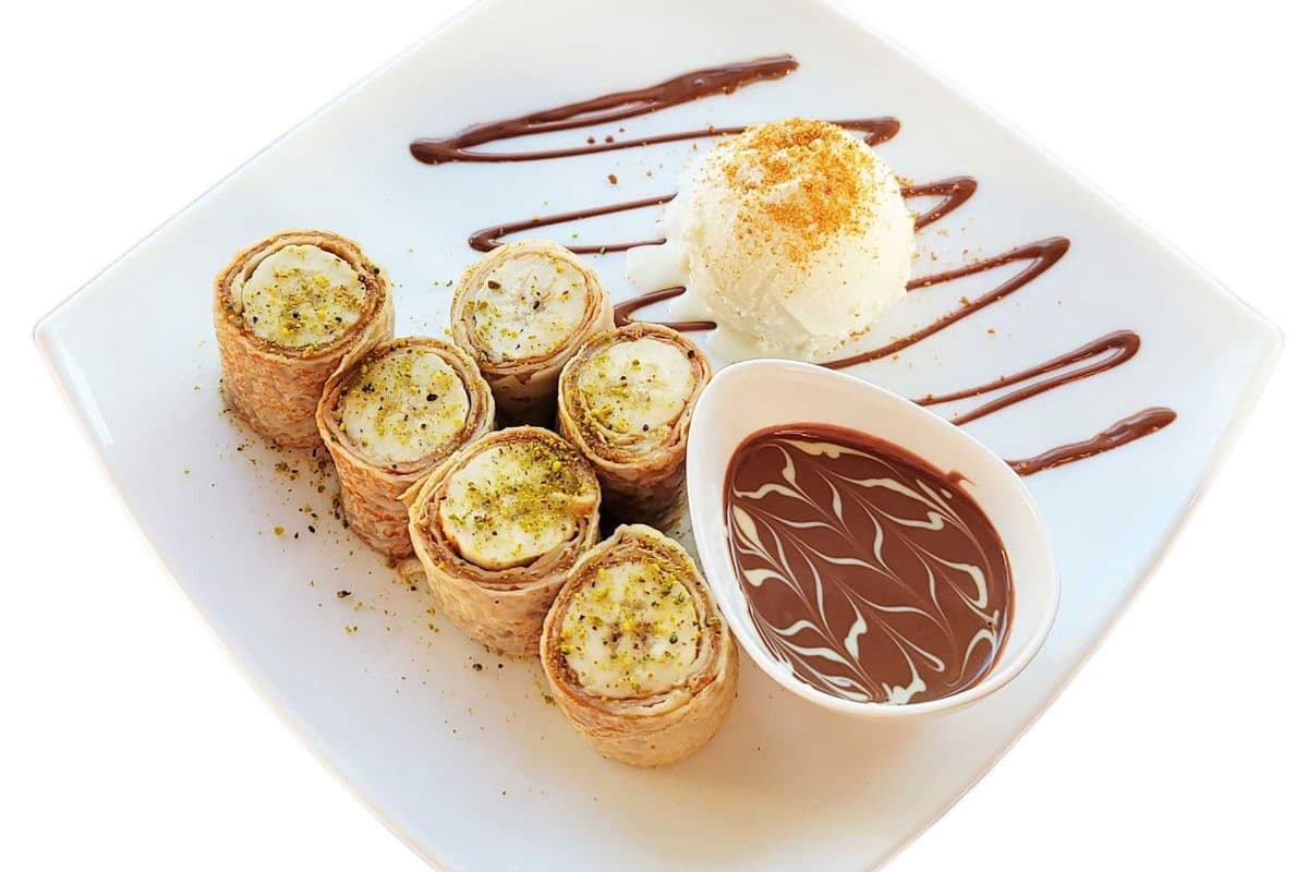 Banana Sushi Crepe