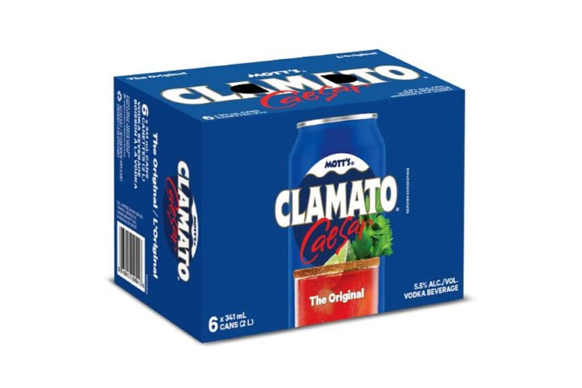 MOTTS CLAMATO CAESAR ORIGINAL (6 x 341 ML)